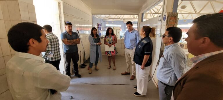 VISITA DE DIRECTORA DE JUNAEB ÑUBLE PARA SUPERVISAR AVANCES EN MEJORAS DE INFRAESTRUCTURA ESCOLAR