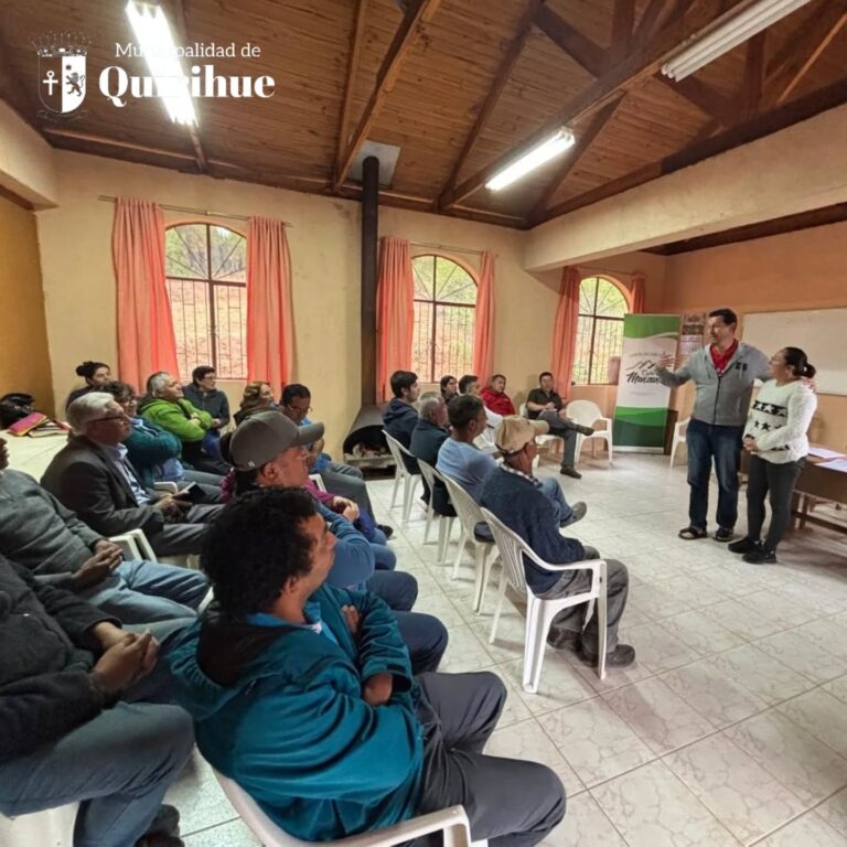 Reunión con la Junta de Vecinos Cajón El Manzano para abordar temas de interés comunitario