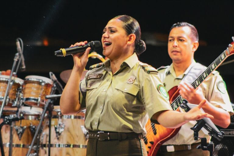Gran presentación de la Small Band del Orfeón Nacional de Carabineros