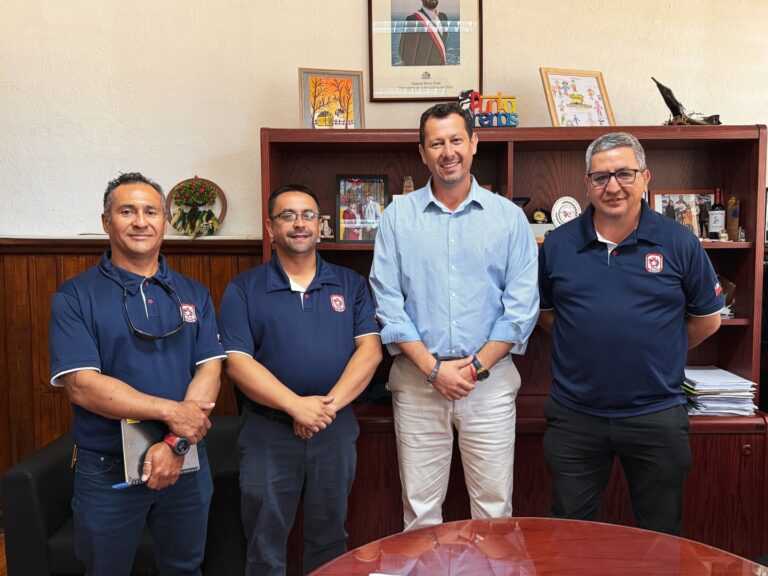 Reunión junto a nueva directiva del Cuerpo de Bomberos de la Quirihue