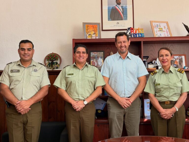 Reunión de coordinación con carabineros y su pronta escuela de formación en Quirihue