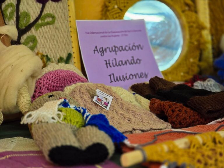 Agrupación “Hilando Ilusiones” realizó destacada exhibición
