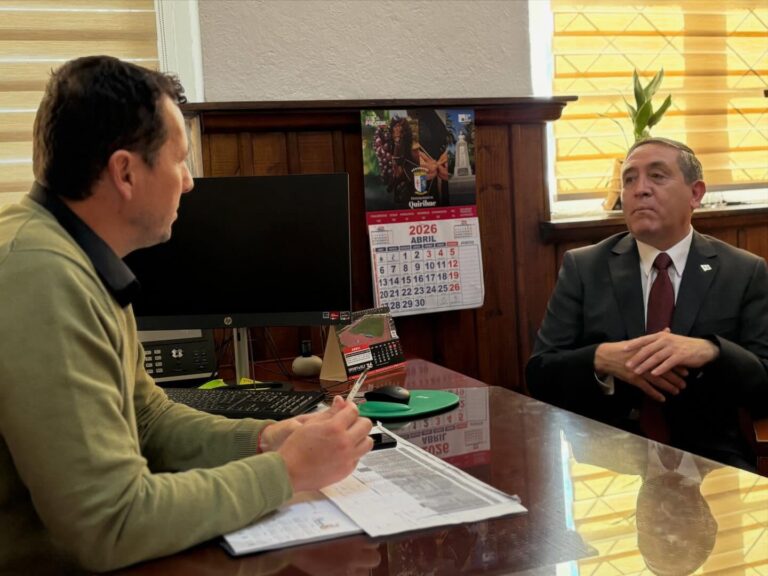 Reunión protocolar con el seremi de Seguridad Pública de Ñuble